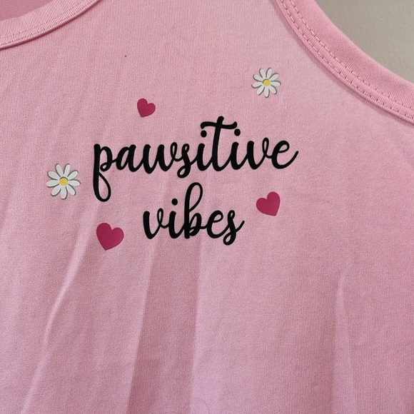 Joyspun Pawsitive Vibes Performance Wear Razor Back Tank - Size Small - Picture 1 of 6